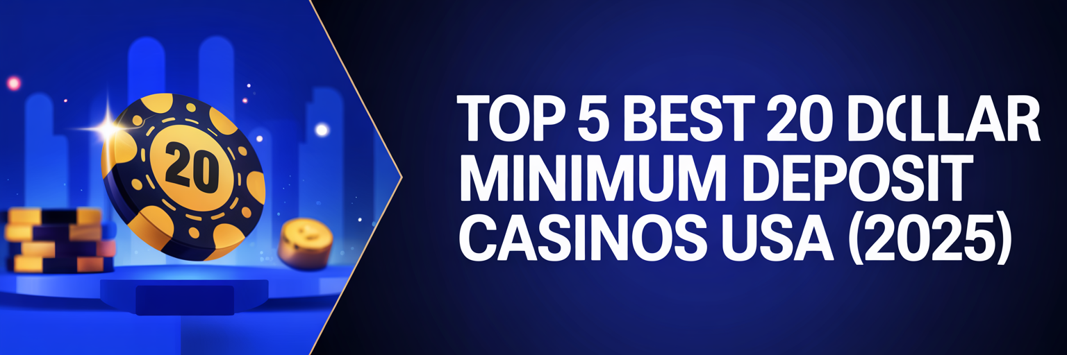 Top 5 Best 20 Dollar Minimum Deposit Casinos USA (2025)